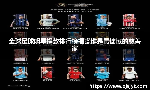 全球足球明星捐款排行榜揭晓谁是最慷慨的慈善家